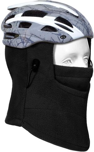 2 Pieces Kids Balaclava Windproof Winter Ski Cap Thick Warm Fleece Face Cover for Children Outdoor Activities in Saudi Arabia