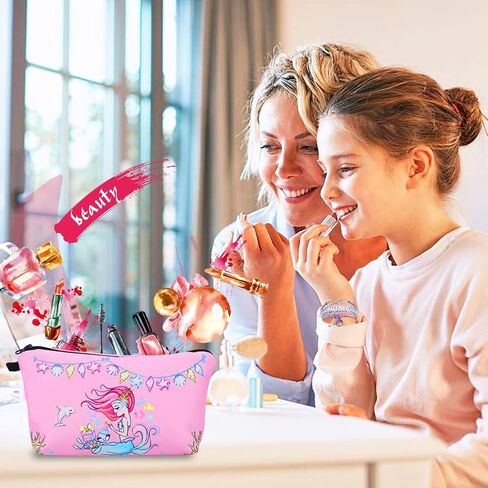 RHCPFOVR Mermaid Gifts for Girls - Drawstring Backpack,Makeup Bag,Bracelet,Necklace for Party Favors in Kuwait