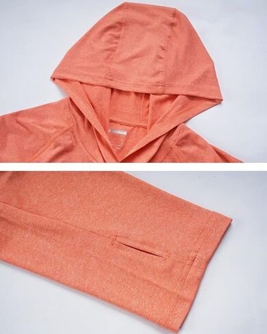 قمصان Boladeci الرجالية للحماية من الطفح الجلدي مع غطاء للرأس وأكمام طويلة بعامل حماية من أشعة الشمس 50+ للحماية من الشمس، قمصان سباحة سريعة الجفاف بعامل حماية من الشمس للرجال in Kuwait