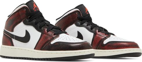 Jordan Youth Air 1 Mid SE GS FB0568 006 Infrared - Size 6Y in Saudi Arabia