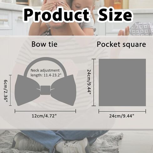 ربطة عنق Luckyvestir للرجال ربطة عنق مربوطة مسبقًا مع مجموعة أزرار أكمام مربعة للجيب ربطة عنق ملونة لحفلات الزفاف الرسمية in Kuwait