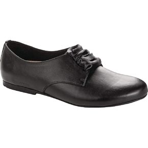 Birkenstock Women's Saunders Natural Leather Lace Up, Black, 36 N EU in Saudi Arabia