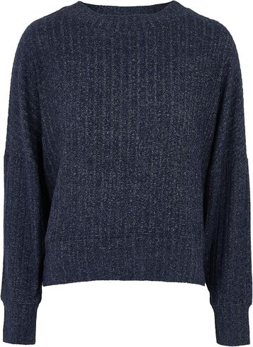 Marks & Spencer Women's Loungewear Cozy Rib Long Sleeve Sweat Top in Saudi Arabia