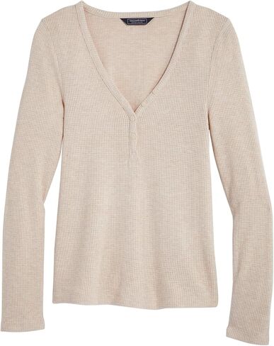 vineyard vines Women's Dreamcloth Waffle Lounge Henley in Kuwait