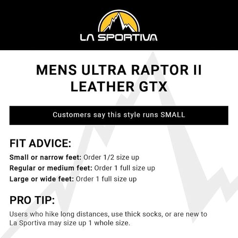 La Sportiva Mens Ultra Raptor II Leather GTX Hiking Shoes in Saudi Arabia