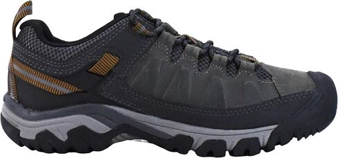 KEEN Men's Targhee 3 Low Height Waterproof Hiking Shoes, Steel Grey/Golden Brown, 8.5 Wide in Saudi Arabia
