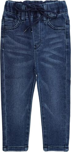 KIDSCOOL SPACE Girls Jeans,Elastic Waist Stretchy Denim Pants in Saudi Arabia