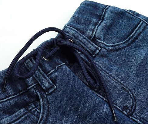 KIDSCOOL SPACE Girls Jeans,Elastic Waist Stretchy Denim Pants in Saudi Arabia