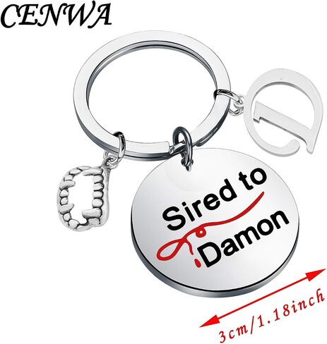 CENWA Mystic Falls Gift Sired to Damon Keychain Team Salvatore Gift in Saudi Arabia