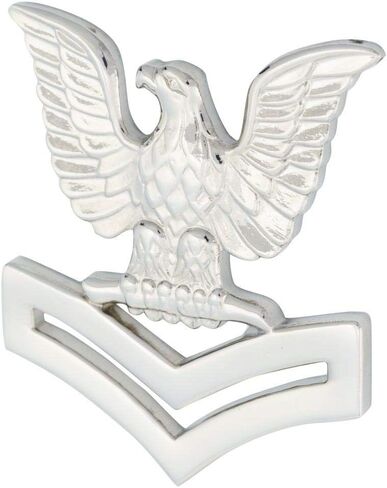 طوق شارة من الفئة الثانية من USN Petty Officer بلمسة نهائية رسمية للمرآة - زوج, عاكسة, One Size in Saudi Arabia