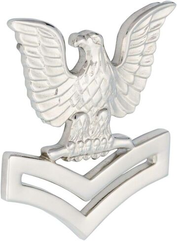 طوق شارة من الفئة الثانية من USN Petty Officer بلمسة نهائية رسمية للمرآة - زوج, عاكسة, One Size in Saudi Arabia
