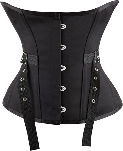 مشد الخصر للنساء من شارميان Steampunk مصنوع من الفولاذ الجوفاء مع حزام in Kuwait