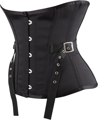 مشد الخصر للنساء من شارميان Steampunk مصنوع من الفولاذ الجوفاء مع حزام in Kuwait