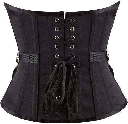 مشد الخصر للنساء من شارميان Steampunk مصنوع من الفولاذ الجوفاء مع حزام in Kuwait