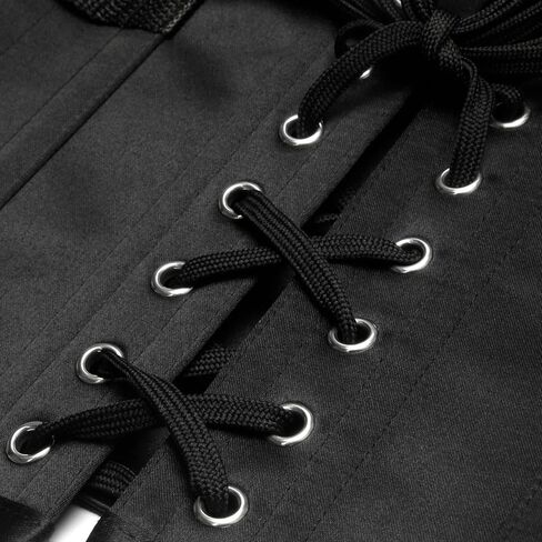 مشد الخصر للنساء من شارميان Steampunk مصنوع من الفولاذ الجوفاء مع حزام in Kuwait