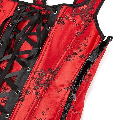 Blidece Women Steampunk Pirate Corsets and Bustiers Top Overbust Shaper Sexy Strap Renaissance Gothic Bodice in Kuwait