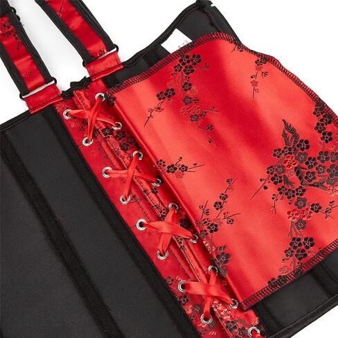 Blidece Women Steampunk Pirate Corsets and Bustiers Top Overbust Shaper Sexy Strap Renaissance Gothic Bodice in Kuwait