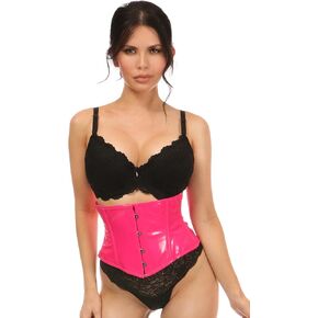 Daisy corsets womens Hot Pink Patent Pvc Vinyl Mini Cincher