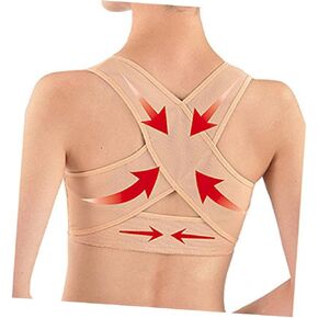 Healifty Women's Bra Shapewear Tank Top Shapewear Top Ladies Bras Shoulder Brace Posture Bra Jacket Protective Gear Bracket Absorb Sweat Posture Belt Miss Adjustable Bra