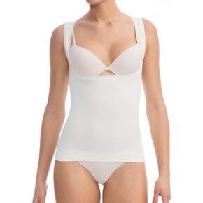Farmacell BodyShaper 606B - Cupless vest push-up support, 100% Made in Italy