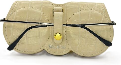Premium Vegan Leather Soft Eyeglasses and Sunglasses Case for Women – Slim, Cushioned, Travel-Friendly, with Strap in Saudi Arabia