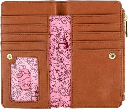 Loungefly Disney Princesses Floral Faux Leather Wallet in Saudi Arabia