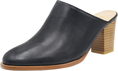 Maypie Womens Chunky Heels Mules and Clogs Closed Toe Bootie Pumps Slides Shoes in Saudi Arabia