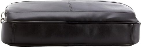 Samsonite Leather Slim Briefcase, Black, 16 Inch in Saudi Arabia