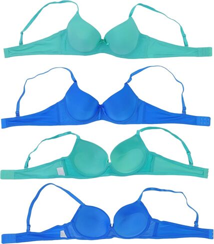 ToBeInStyle Girl's Junior Pack of 6 Wired A-Cup T-Shirt Bra with Convertible Straps in Saudi Arabia