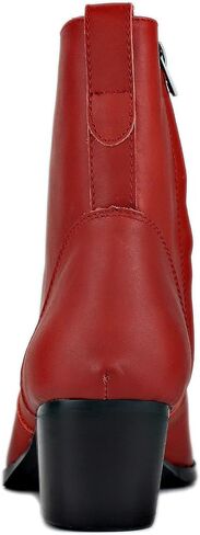 Dress Boot for Men Heels Casual Chelsea Combat Ankle Chukka Boots Zipper Black JY002 in Kuwait