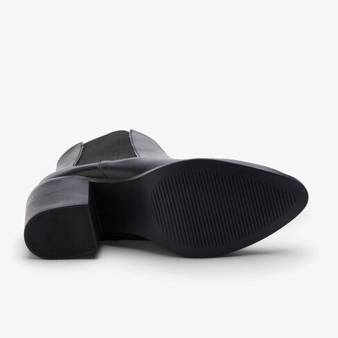 Nisolo Women's Heeled Chelsea Boots - Fashionable Slip-on Waterproof Leather Ankle Boots with Elastic Side Panels Casual Dress Shoes - Chelsea Heel Boots, & Thick Sole Booties for Womens Fashion in Saudi Arabia