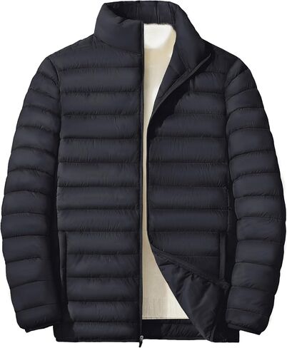 MAGINVIT Men's Puffer Jackets Lightweight Warm Windproof Coat Water-Repellent Windbreaker Quilted Jacket Winter Fall Spring in Saudi Arabia