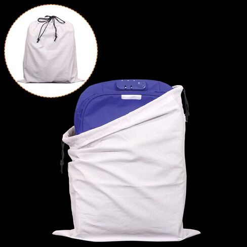 4 عبوات من اغطية الغبار القطنية جيدة التهوية برباط سحب حقيبة تخزين كبيرة حقيبة خيط لحقيبة اليد والمحافظ in Kuwait