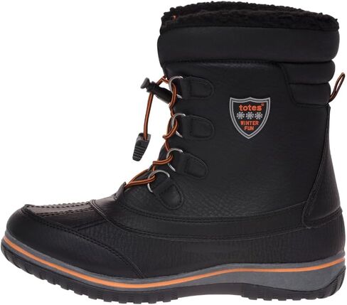 totes Unisex-Child Boys Noah Snow Boot, Black, 4 in Kuwait