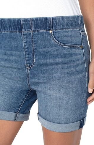 Liverpool Women's Chloe Pull-On Short with Rolled Cuff 4.75" Ins in Kuwait