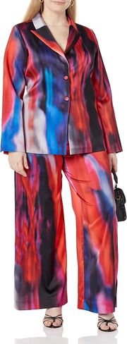 The Drop Women's Multi Print Sculpted Back Blazer by @Itsjuliettefoxx in Saudi Arabia