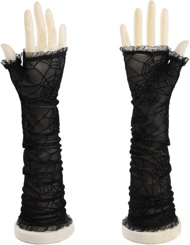 Cxapnstou Women Lace Gloves Elegant Courtesy Glove for Wedding Dinner Parties（Many Styles） in Saudi Arabia