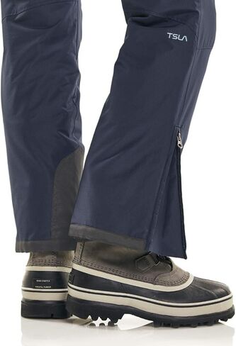 مرايل ثلجية شتوية للنساء من TSLA، ملابس تزلج معزولة مقاومة للماء، سراويل تزلج مقاومة للتمزق in Kuwait