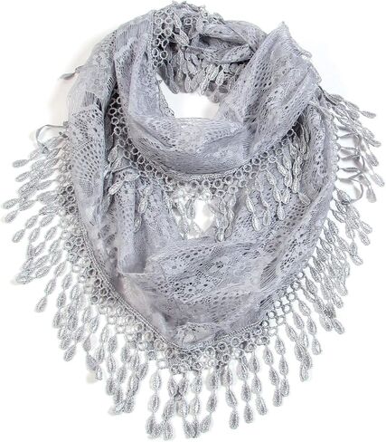 وشاح ودانتيل إنفينيتي أنثوي مع هامش على شكل دمعة in Kuwait