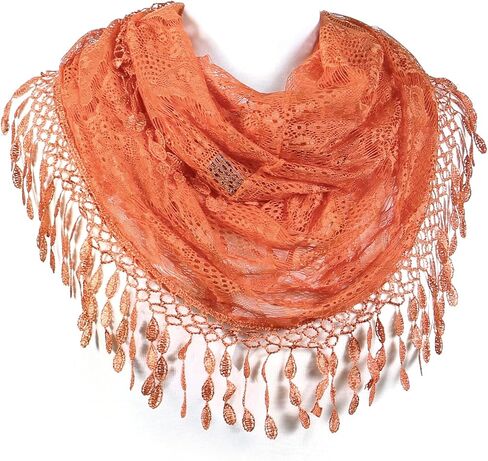 وشاح ودانتيل إنفينيتي أنثوي مع هامش على شكل دمعة in Kuwait