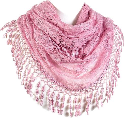 وشاح ودانتيل إنفينيتي أنثوي مع هامش على شكل دمعة in Kuwait