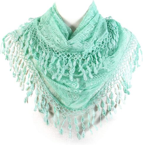 وشاح ودانتيل إنفينيتي أنثوي مع هامش على شكل دمعة in Kuwait