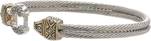 مجموعة جون ميديروس جميلة أنتيك 17.78 سم سوار دائري زركونيا مكعب مصنوع في أمريكا in Kuwait