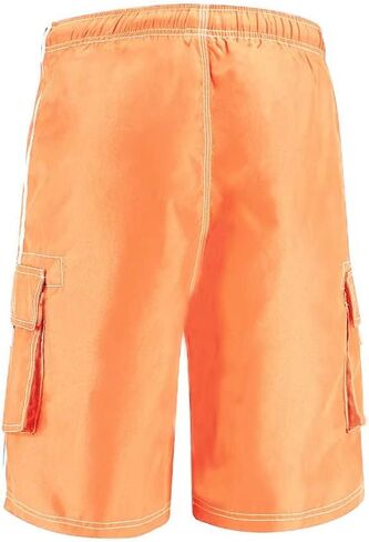 MAGCOMSEN Men's Swim Trunks with Mesh Liner 4 Pockets Quick Dry Beachwear Swimuits Board Shorts in Saudi Arabia