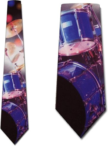 Three Rooker Drums tie Mens Percussion Neckties by The Necktie Company in Saudi Arabia