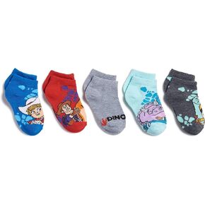 Dino Ranch Boys 5 Pack Shorty Socks in Kuwait