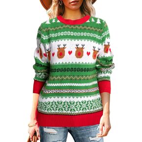 لطيف ثلج سترة المرأة عيد ميلاد سعيد البلوز القبيح عيد الميلاد سترة عادية عيد الميلاد كم طويل بلايز in Kuwait