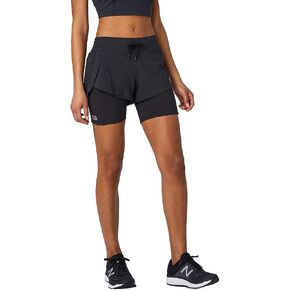 New Balance Women's Impact Run 2 in 1 Short 20 in Saudi Arabia