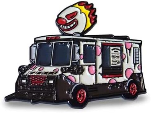 Twisted Metal Ice Cream Truck Enamel Pin - Special Edition Lapel Pin - For Hats, Bags, Backpacks & Shirts in Saudi Arabia