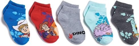 Dino Ranch Boys 5 Pack Shorty Socks in Kuwait